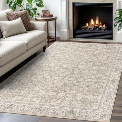 SIILOOM 4x6 Washable Area Rug Non Slip Door Mat Indoor - Image 3