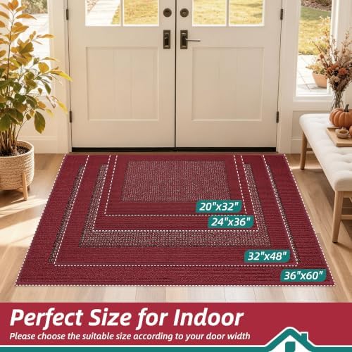 BEQHAUSE Indoor Door Mat 32" x 48", Dirt Trapper Door Mats - Image 2