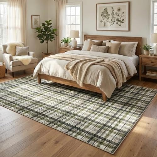 Garvee Plaid Large 10 x 13 Area Rug - Image 3