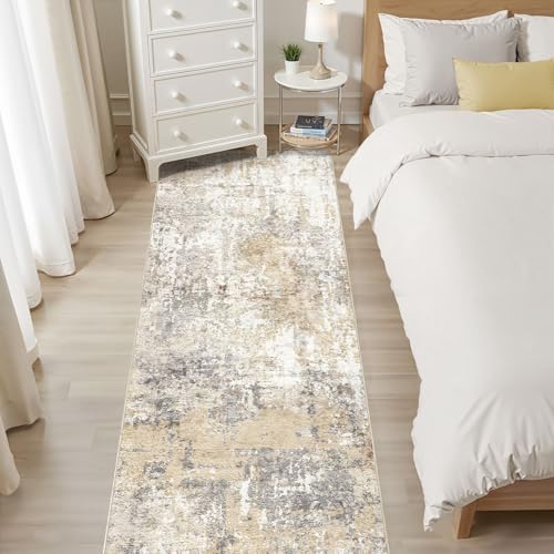LOONGRUG Runner Rug 3x10 Washable Non-Slip Kitchen Neutral Modern Rug - Image 6