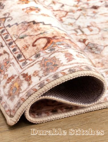 SERISSA 2'6"x10' Washable Non Slip Boho Runner Rug - Image 5