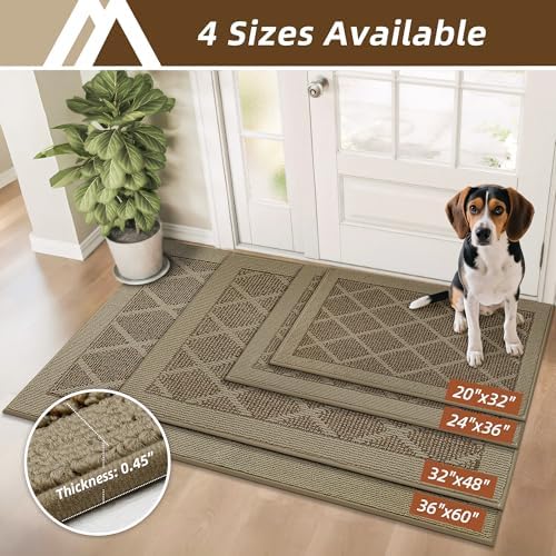COSY HOMEER Non-Slip Door Mat 36"x60", Entryway Rugs Low Profile - Image 5