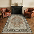 Vintage Area Rug 3x5 Ft Washable Rugs by Unknown