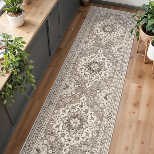 Hallway Washable Runner Rug: 3x10 Kitchen Rugs Waterproof Entryway Rug - Image 2