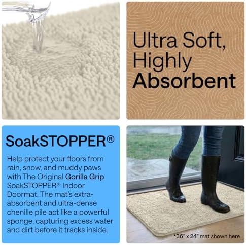 GORILLA GRIP SoakSTOPPER Indoor Door Mat - Image 4