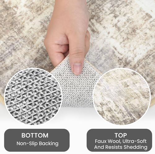 IOHOUZE Abstract Runner Rug 2x10 Ft Washable Runners - Image 4