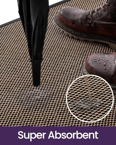 DEXI Ultra Thin Indoor Door Mat 32x48, Entrance Doormats - Image 6