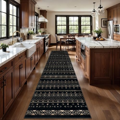SERISSA 2x10 Washable Non-Slip Boho Runner Rug - Image 2