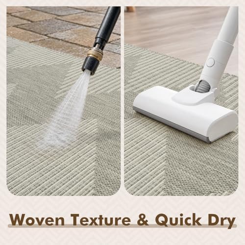 MontVoo-3x5 Outdoor Rug Porch Entryway Rug-Polypropylene Indoor Outdoor Rugs - Image 5