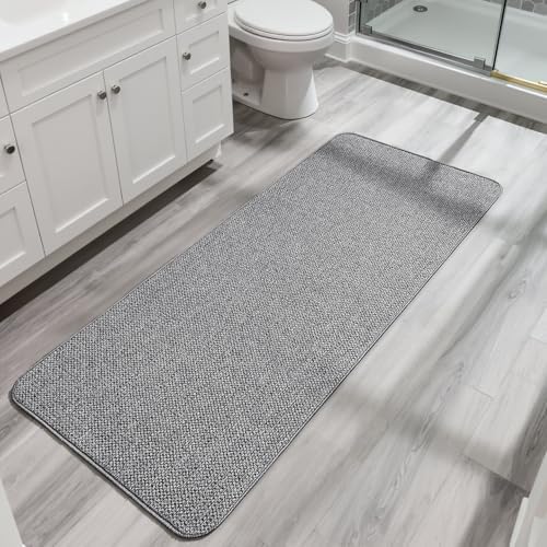 Bosap Bath Mat, Ultra Thin Bathroom Runner Rugs, Large Bath Mats by BosapDirect