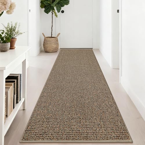 BEQHAUSE Hallway Runner Rugs 2.6x8, Hallway Rug Non-Slip Washable by BEQHAUSE