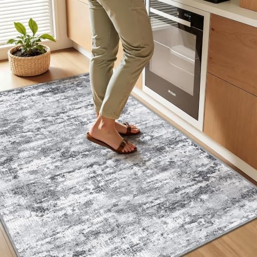 Small Area Rug 3x4 ft, Textured Non Slip Entryway Rug - Image 2