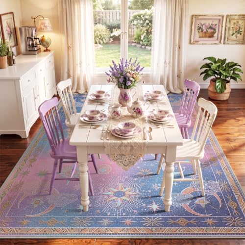 Vacuum-Friendly, 5x7 Washable Area Rug - Image 3