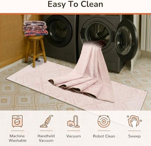 BESTSWEETIE 9'x12' Washable Area Rug - Image 4