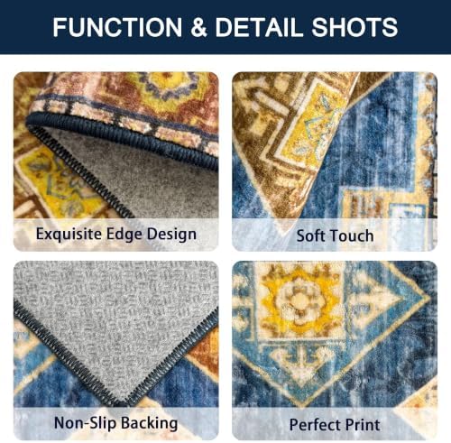 Kitchen Rugs Sets of 3 100% Non Slip Washable Kitchen Mats - Image 4