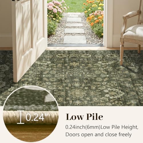 8x10 Ft Large Area Rugs for Living Room, Soft Non-Slip Machine Washable Rug - Image 5