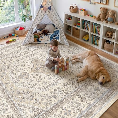 Puino 11x11 Square Washable Area Rug - Image 3