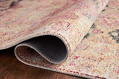 Loloi Layla Pink/Lagoon 9'-0" x 12'-0" Area Rug - Image 5
