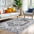 KOZYFLY Area Rug 4x6 Ft Washable Rugs by KOZYFLY