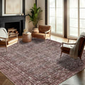 CHAMPLANT Washable Area Rug 10'x14' Boho Design Non-Shedding Easy Care Ideal by CHAMPLANT