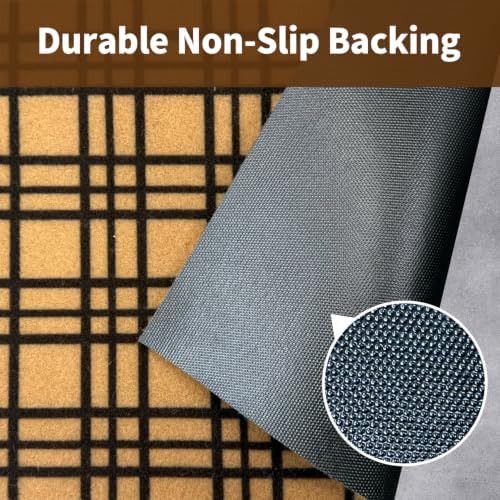 Front Door Mat, Non Slip Outside Entrance Welcome Mat 17"x30" - Image 4