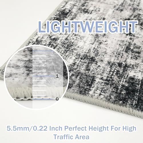 IOHOUZE Abstract Runner Rug 3x18 Ft Extra Long Washable Runners - Image 6