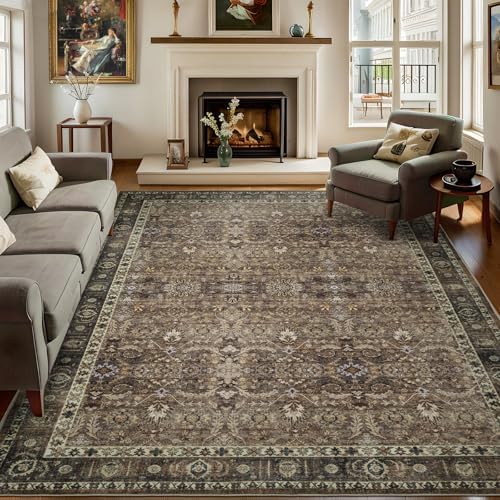9x12 Vintage Washable Area Rug by Dotiiorug