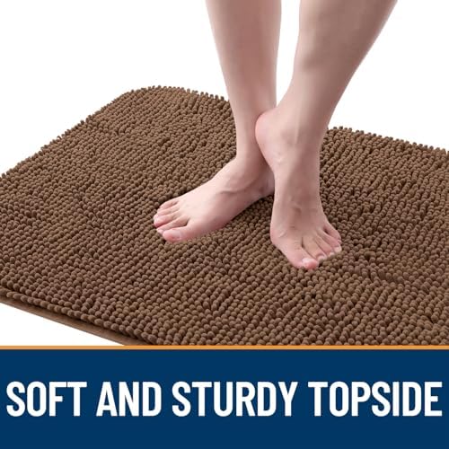 OLANLY Dog Door Mat for Muddy Paws 30x20, Super Absorbent Chenille Mud Mat - Image 4