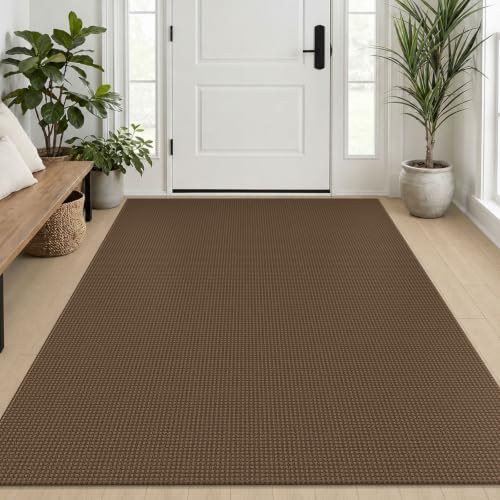 EARTHALL Woven Area Rug 4x6 Ft Washable Rugs by EARTHALL