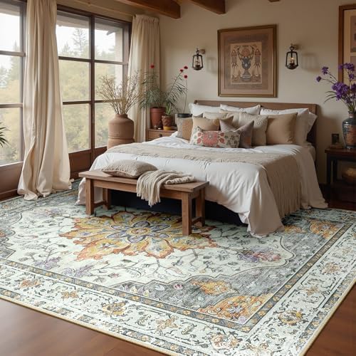 RELEANY Washable Area Rug, Large 10'x14' - Image 3