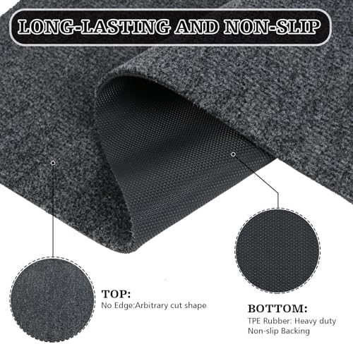 Doormats, Thin Indoor Door Mat 36''x 24'', Low Profile Non Slip Outdoor Doormats - Image 6