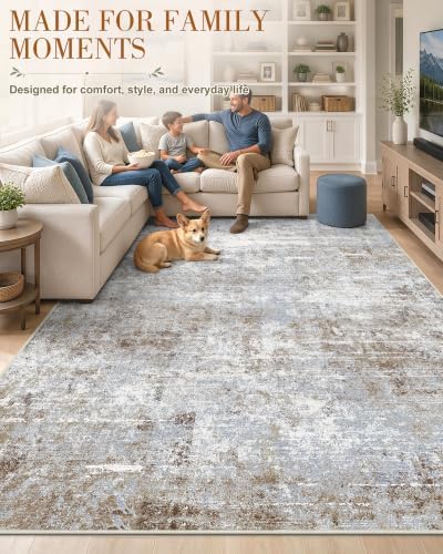 OLANLY 6x9 Washable Area Rug, Soft Non Slip Carpet - Image 3