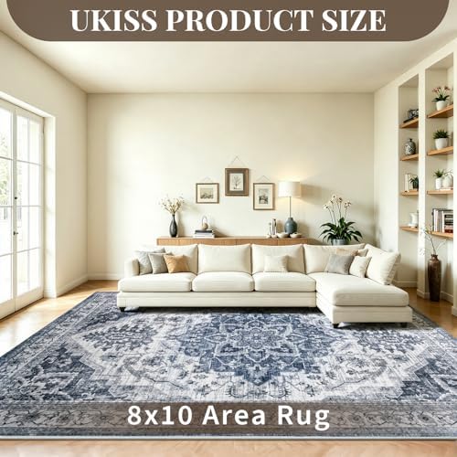UKISS Washable Rugs 8'x10' Area Rugs - Image 5