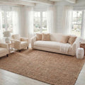SAFAVIEH Natural Fiber Area Rug 9x12, Jute Knotted Large Natural NF447A by Unknown