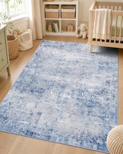 OLANLY 3x4 Washable Accent Rug, Soft Non Slip Carpet by OLANLY