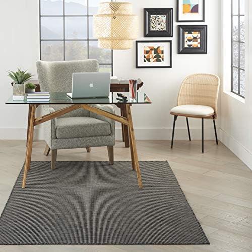 Nourison Home Positano Charcoal 4' x 6' Area Rug - Image 6