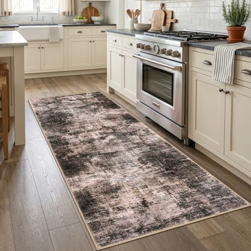 IOHOUZE Abstract Runner Rug 3x7 Ft Washable Runners - Image 2