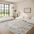 6x9 Area Rugs for Living Room: Washable Bedroom Rug Non Slip Large Carpet by palohom
