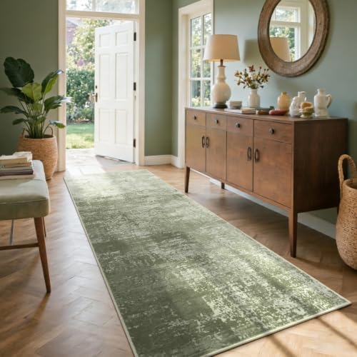 2x6 Ft Abstract Washable Runner Area Rugs by Cuzwlovita