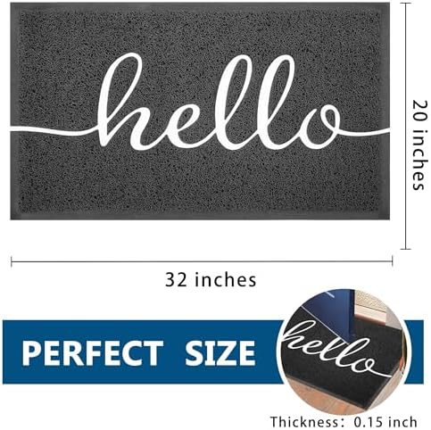 EARTHALL Funny Hello Mats Outdoor, Front Door Mat - Image 2