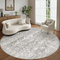 Soalmost Washable Round Rug 9ft by Soalmost