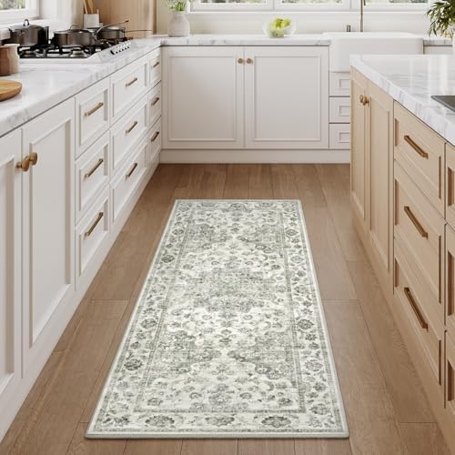 2x5 Green Neutral Runner Rug - Image 2