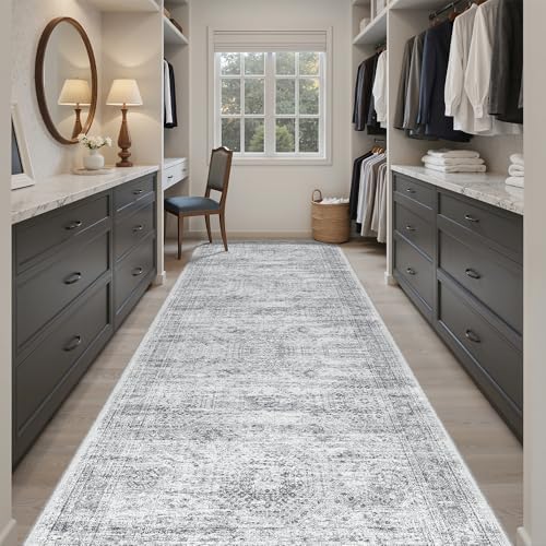 Soalmost Washable Hallway Runner Rug 4x12 Kitchen Entry Rugs Non-Slip - Image 4