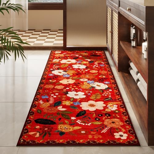 Rugcomf Runner Rug 2'7"x8' Washable - Image 7