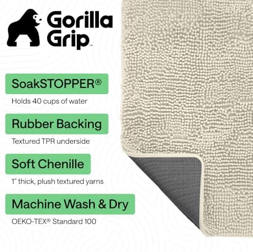 GORILLA GRIP SoakSTOPPER Indoor Door Mat - Image 3