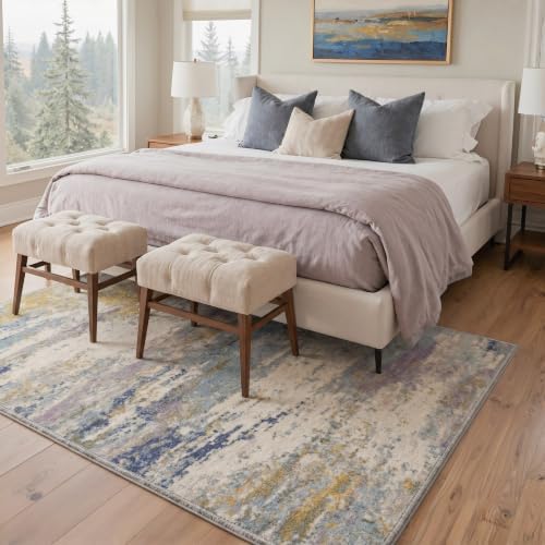 BEIMO 2X5 Washable Runner Rug for Kitchen, Modern Abstract Soft Non Slip - Image 6