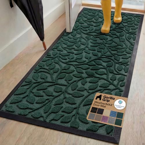 GORILLA GRIP WeatherMAX Door Mat, Indoor Outdoor by GorillaGrip