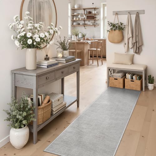 2x5 Runner Rug Non Slip, High-Low Pile Runners - Image 4