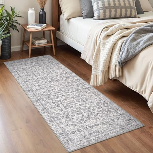SIILOOM 2x5 Washable Runner Rug, Non Slip Soft Area Rug - Image 4