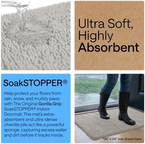 GORILLA GRIP SoakSTOPPER Indoor Door Mat - Image 4
